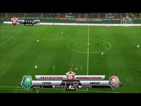 Rodolfo's goal. Terek vs Amkar | RPL 2016/17