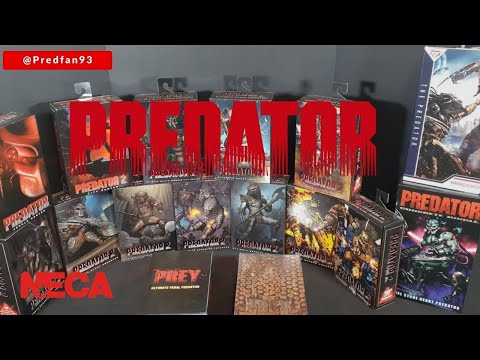 My HUGE NECA Predator Collection! 🩸 (Every Hunter on My Shelf) #neca
