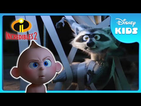 🦸 Jack-Jack vs. Raccoon! 🦝 | Incredibles 2 | Disney Kids