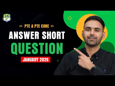 PTE Speaking Answer Short Question | Most Repeated Questions | PTE & PTE Core January 2026