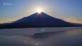 山中湖からのダイヤモンド富士 / Diamond Fuji from Lake Yamanaka