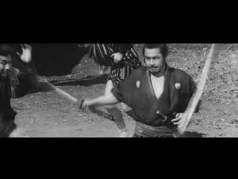 Yojimbo (1961) Sanjuro showcases his deadly prowess. #Kurosawa