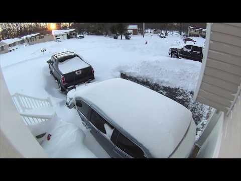 Winter Storm Jonas Timelapse