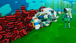 I Broke Astroneer in Half Using Dynamite and Trains