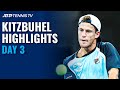 Schwartzman Digs Deep; Fognini Returns, Sinner & Djere Battle | Kitzbuhel 2020 Day 3 Highlights