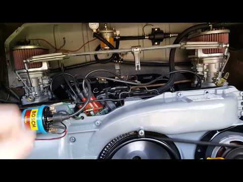 VW Type 4 engine with dual Webers