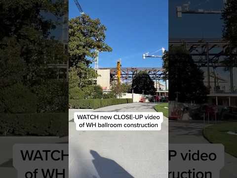 WATCH new CLOSE-UP video of WH ballroom construction