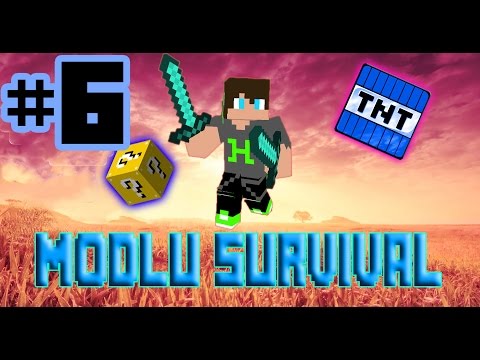 Minecraft Modlu Survival - Bölüm 6 - Dev Zombiler Saldırıyor