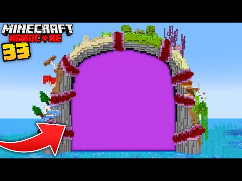 I Transformed the Nether Portal in Minecraft Hardcore