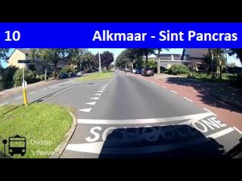 Lijn 10: Alkmaar Station - Sint Pancras Kerkplein (2018)