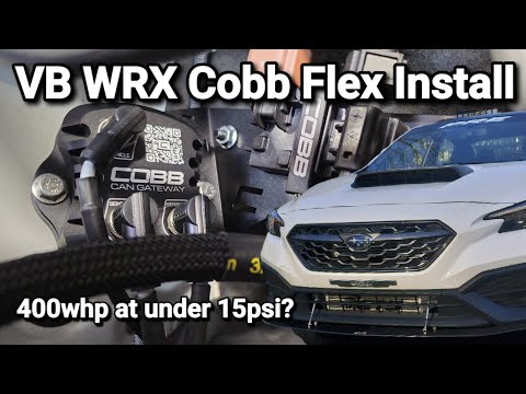 Cobb Flex Fuel Kit for 2022+ WRX – Install, Setup & 400+ WHP on Just 14.5psi!