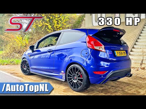 Ford Fiesta ST REVO 330 | REVIEW on Autobahn [NO SPEED LIMIT] by AutoTopNL
