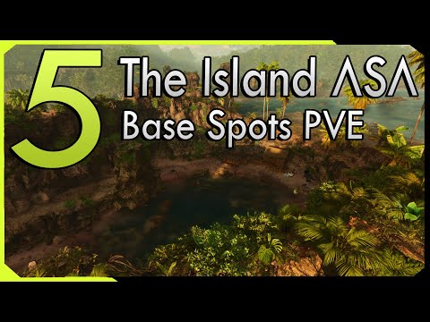 5 Base Spots auf The Island ARK Survival Ascended [PVE]