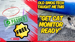 Get CAT Monitor Ready FAST! An Old Smog Tech Taught me this!