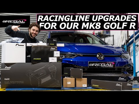 EP1 Upgrading our MK8 Golf R with RacingLine Performance parts [Intake, Suspension, Dress-Up & More]