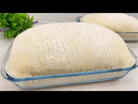 Besser als CIABATTA. Das Rezept meiner deutschen Großmutter. Brot kein Kneten.