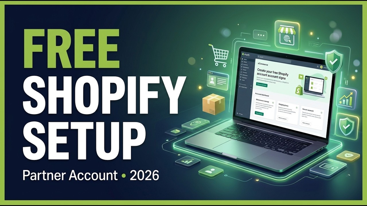 How to Setup a Shopify Partner Account | Complete Guide 2026