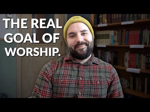 The actual purpose of corporate worship.