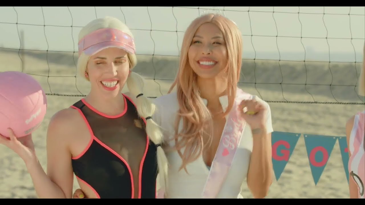 Beach volleyball game blonde vs blonder gets heated! Clip from THE BLONDE EXPERIMENT movie!