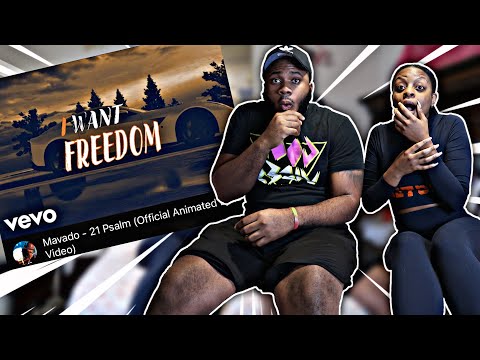 🇺🇸🇯🇲MY AMERICAN WIFE REACTS To Mavado - 21 Psalm (Official Animated Lyric Video)