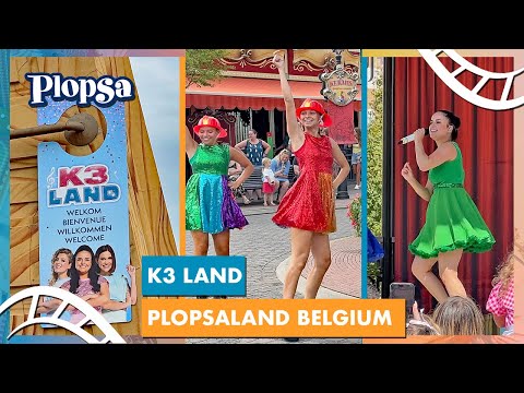 🇧🇪 K3 land met optreden van K3 in Plopsaland Belgium 2025