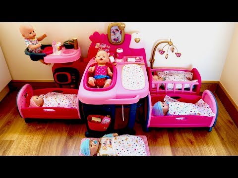 Baby House Large Nursery Center Baby Born and Baby Annabell Baby Dolls Care Routine Pretend Play