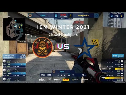 IEM WINTER 2021 - COMPLEXITY VS ENCE - CLOSED QUALIFIERS - CSGO HIGHLIGHTS