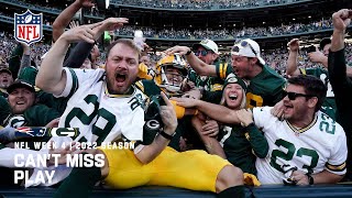 Rookie Christian Watson Lambeau Leap!