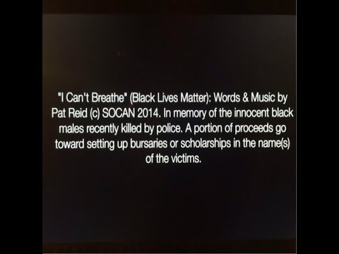 I Can't Breathe (Black Lives Matter)