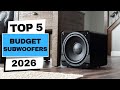 Top 5 Best Budget Subwoofers In 2025 Best Budget Subwoofer Reviews
