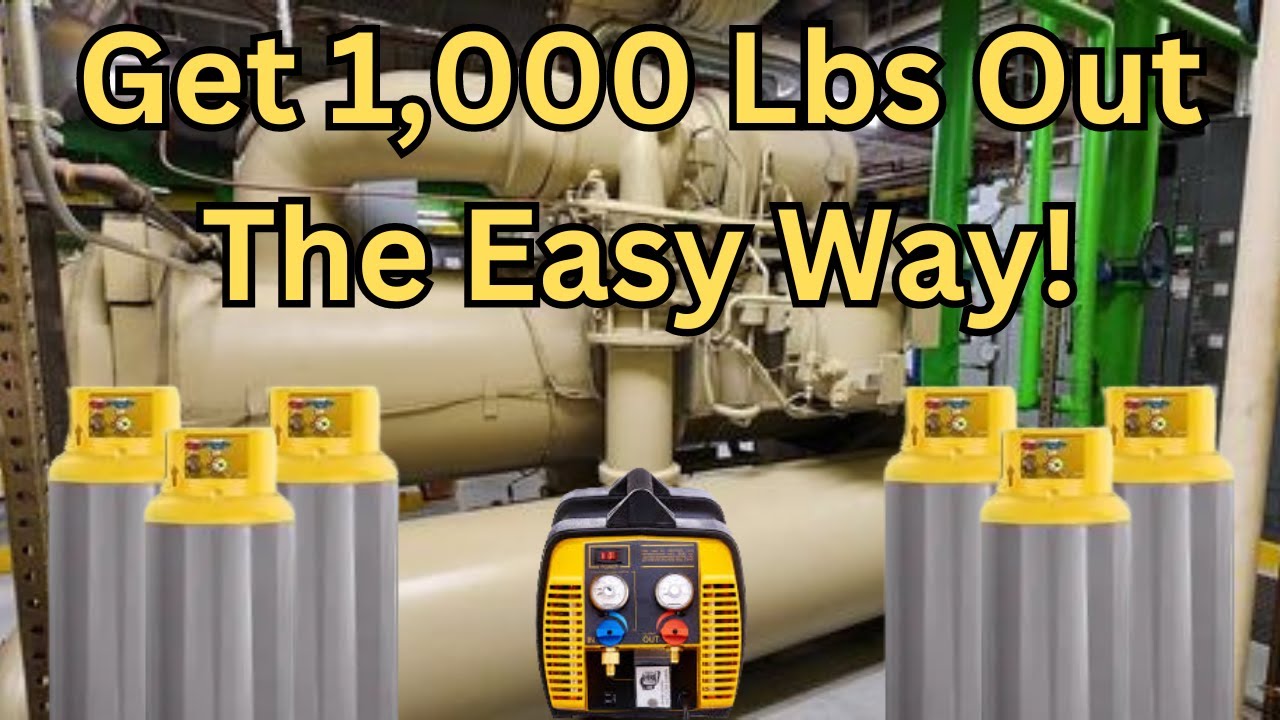 Recover, Repair, And Recharge A Daikin Centrifugal Chiller | Push Pull Recovery