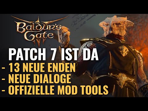 Baldurs Gate 3 Patch 7 ist GIGANTISCH: 13 neuen Enden, Offizielle Mod Tools, Dialoge... | BG3 Update