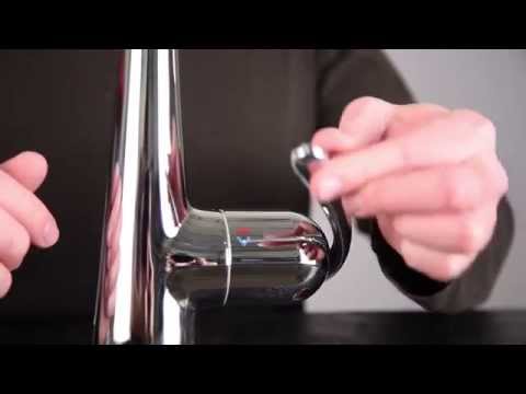 Grohe Eurocube Single-Handle Diverter Roman Tub Faucet with Hand