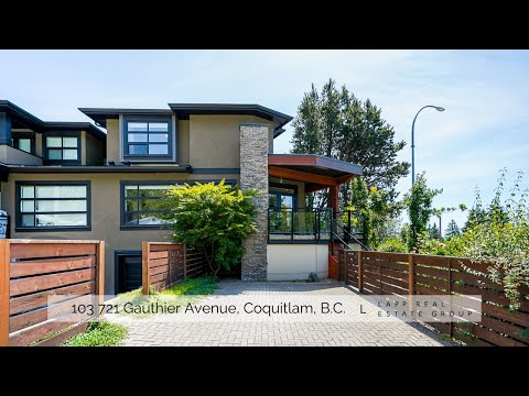 LUXURY Coquitlam Duplex 4K Cinematic Video Tour | 103 721 Gauthier Avenue |  Lapp Real Estate Group