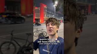 entregas de bike até fazer 200 reais!