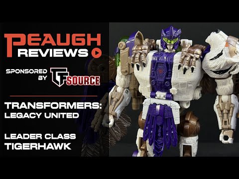 Video Review: Transfomers Legacy United - Leader Class TIGERHAWK