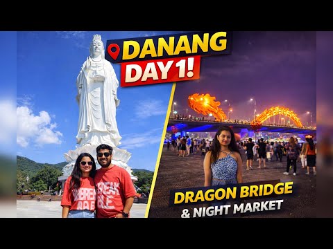 Hanoi to Da Nang Travel Vlog 🇻🇳 | Early Morning Flight, Lady Buddha, Dragon Bridge & Nightlife 