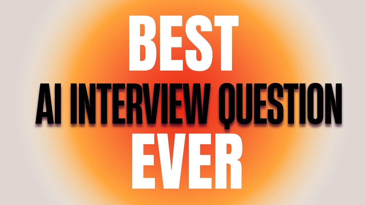 The Best AI Interview Question Ever (And the Only Right Answer)