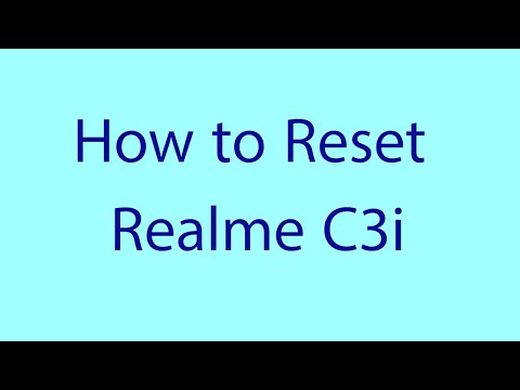 How to Hard Reset Realme C3i - Pattern Unlock