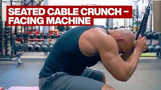 Seated Cable Crunch Facing Machine exercise video thumbnail