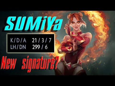 SUMiYa Lina New signature hero China Dota 2 7.06c