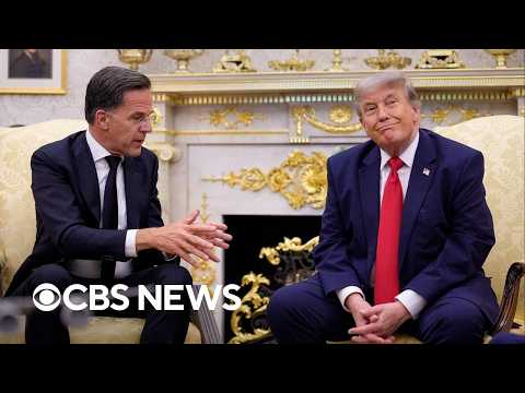 Where NATO alliance stands as Trump meets with Secretary General Mark Rutte