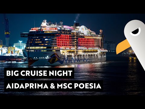 Big Cruise Night in Hamburg 🛳️ AIDAprima trifft MSC Poesia 📆 02.11.2025