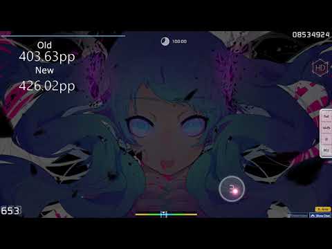 Cookiezi's SS on DECO*27 - Ghost Rule [Mayday] +HD | old vs new pp