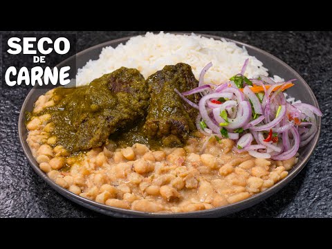Seco de CARNE con Frejoles! Cocina fácil y Rico  | Abelca