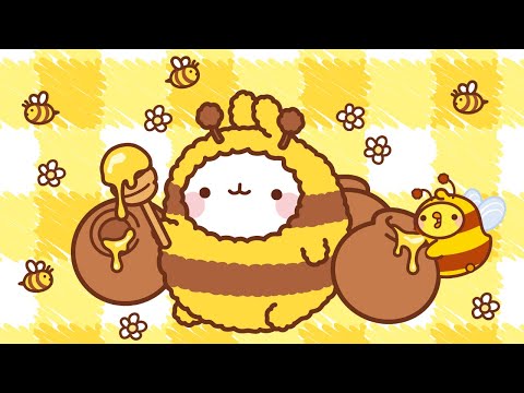 Molang and Piu Piu are the CUTEST BEES 🐝