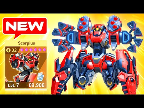 New Mech - Scorpius | New Weapon - Helix Rack 16 | Mech Arena