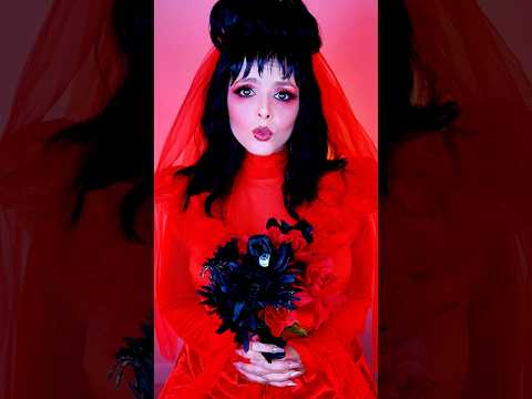 Beetlejuice & Lydia Deetz🪲🥀 #shorts #cosplay #makeup #beetlejuice