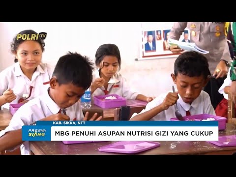 POLRES SIKKA PANTAU PROGRAM MAKAN BERGIZI GRATIS