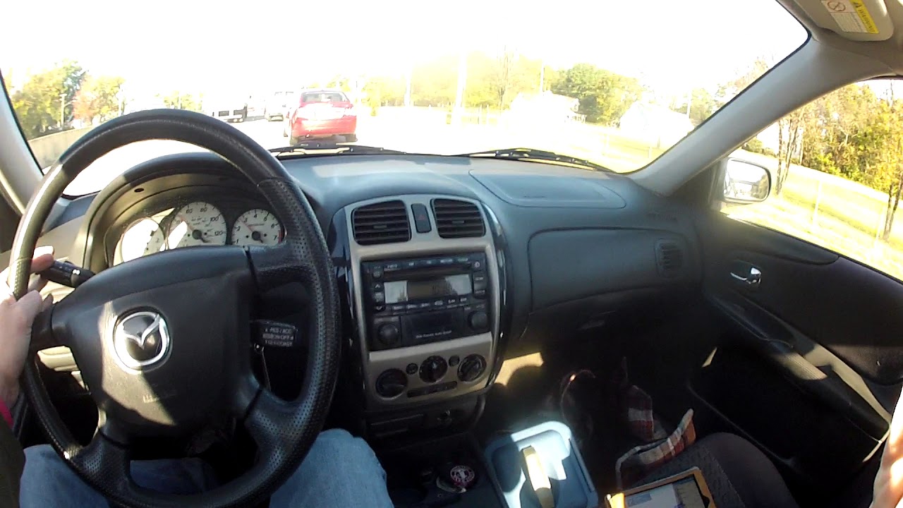 2001 Mazda Protege 2.0 5spd Highway Drive Test Drive 190k ...